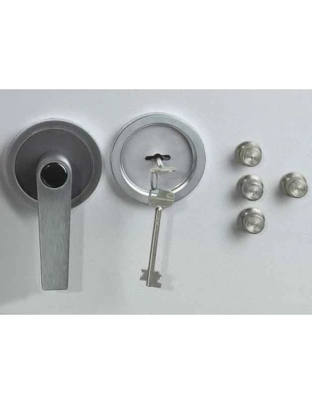 armoire-de-securite_Armoire Forte Anti-Feu Super Protect 190  Serrure à clés A2P + combinaison 4 tubes compteurs_thumbnail_2