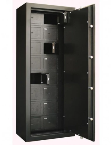 armoire-de-securite-Armoire Forte Infac Collectivité C20T16 Serrure électronique- 16 Compartiments-1