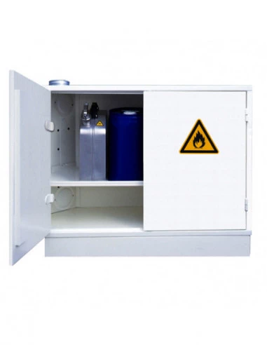 armoire-produits-chimique-Armoire De Sécurité Pour Produits Inflammables, Toxiques Ou Nocifs - Basse 2 Portes - S604t-1