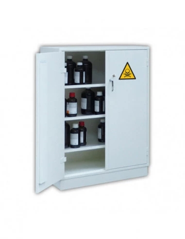 armoire-produits-chimique-Armoire De Sécurité Pour Produits Inflammables, Toxiques Ou Nocifs - Comptoir 2 Portes - G1204e-1
