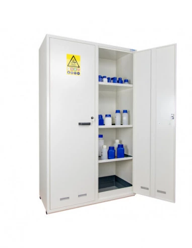 armoire-produits-chimique-Armoire De Sécurité Multirisques - Haute 2 Portes - 2 Compartiments - ASDM11-1
