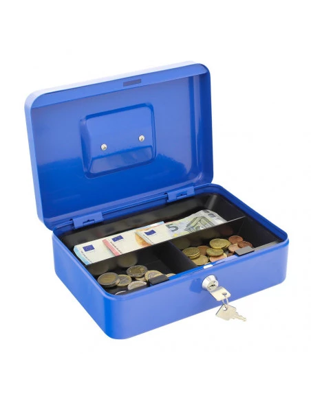 caisse-a-monnaie_Caissette À Monnaie Rottner Traun 3 Bleu Serrure À Clé_thumbnail_2
